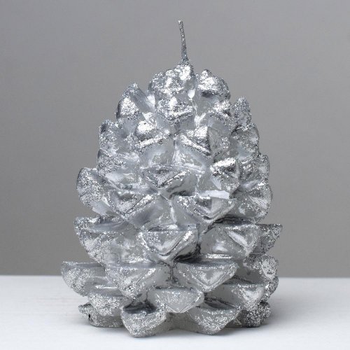 Šiška metalik m 70/90 strieborná - Umelé kvety