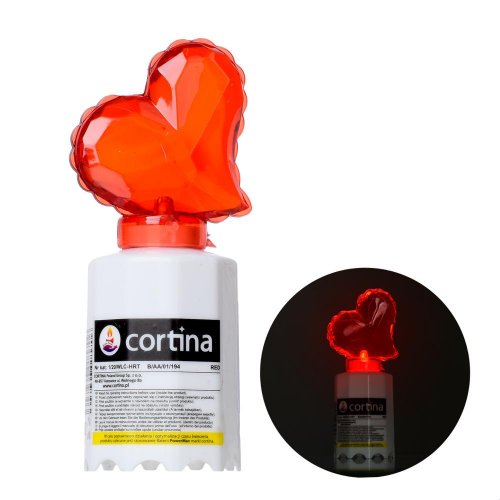 Svet.led srdce 1/20/wlc-hrt 2xr6 červené 13cm