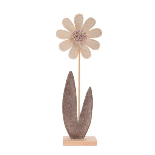 Kvet na podstavci polyester 11,5x4x31,5cm