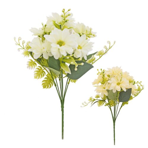 Kytica gerbera, zeleň mix/2f 29cm