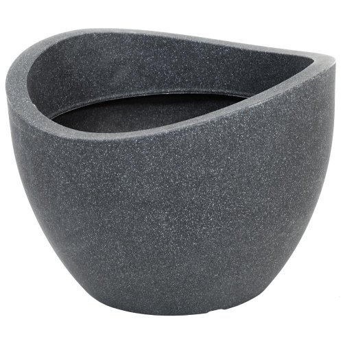 53380 kvetináč schwarz granit 250/40