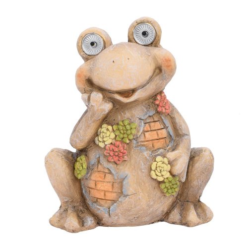 Žaba hnedá solar mgo 28,8*19,7*23,5cm