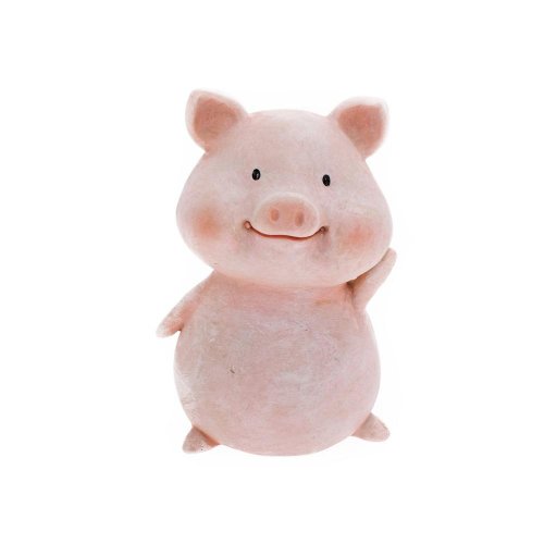 Prasiatko ružové poly 8,5*6,5*12,5cm