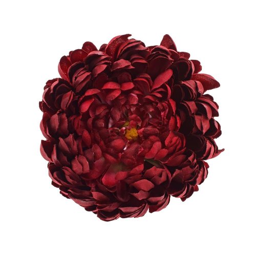 Hlava chryzantéma bordová bal/6 12cm