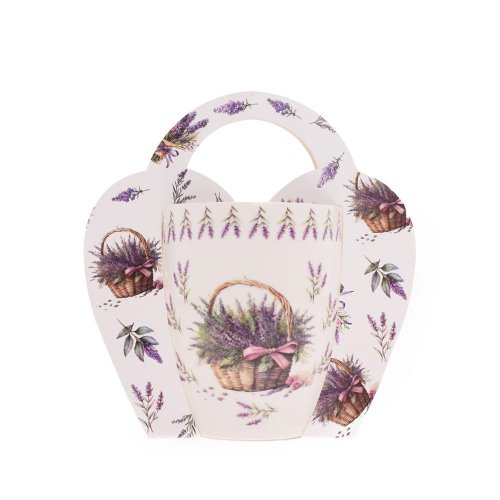 Šálka 350 ml levanduľa - Umelé kvety