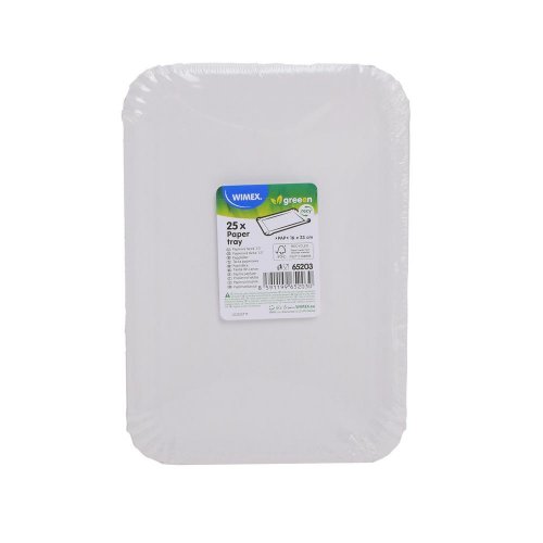 Tácka papierová 16x23cm/v baleni 25ks/
