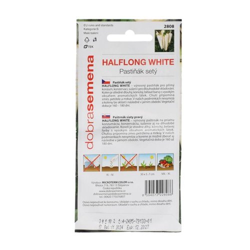 Paštrnák halflong white 3g