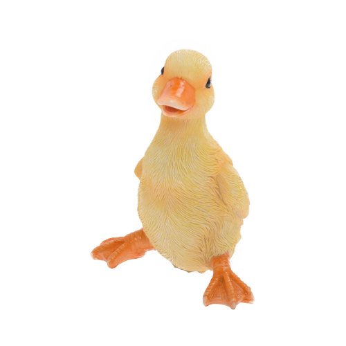 Kačiatko sediace žlté poly 12,3*10,5*15cm