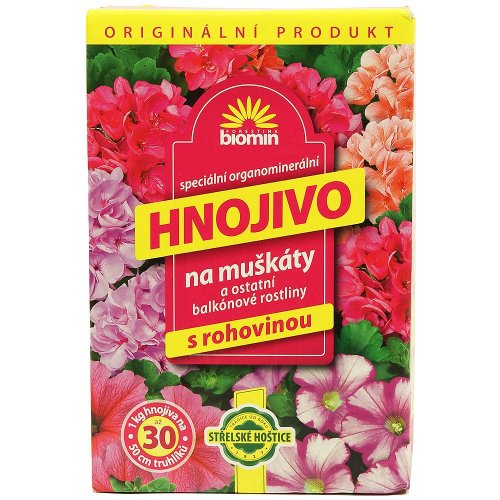 Orgamin muškáty 1kg 12/k.