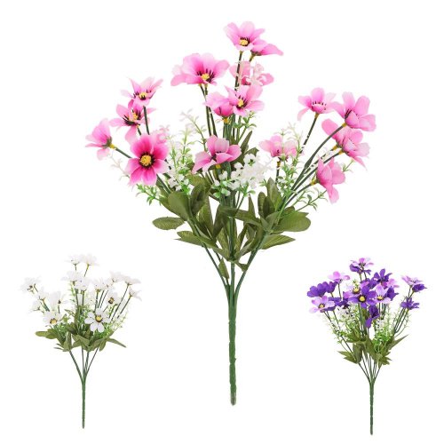 Kytica margarétka, zeleň mix/3f 33cm