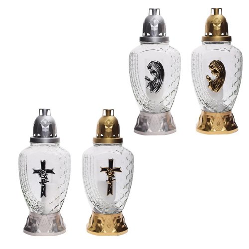 L-1435 kah.sklo p.mária,kríž 80gr 33cm