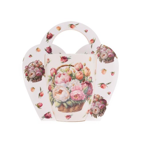 Šálka 350 ml pivone - Umelé kvety