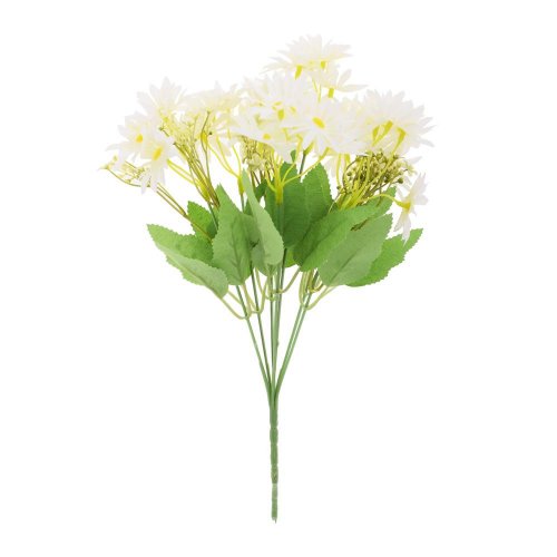 Kytica margarétka biela 29cm - Umelé kvety