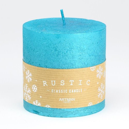 Rustic metalic val.9x9 tyrkys