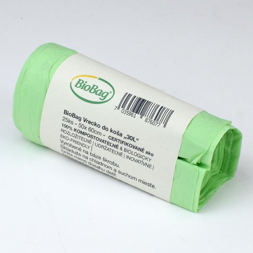 Biobag vrecko do koša 30l / 25ks
