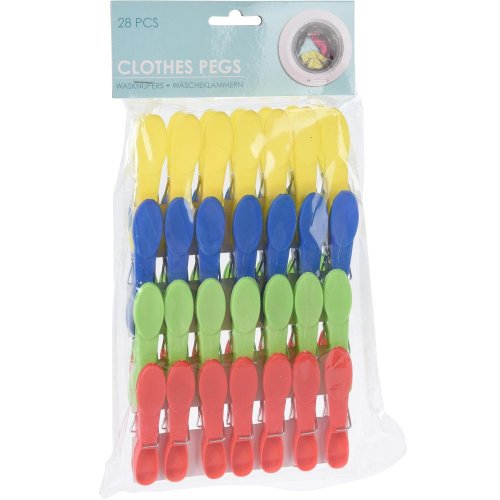 Štipce na prádlo pp 28ks mix 4