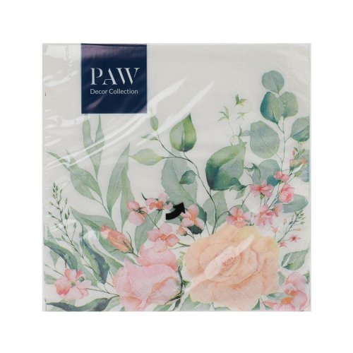 Sdl136700 servítky 33x33 cm/20ks/3vrst. floral moments