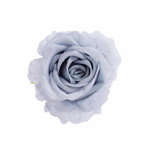Hlava ruža bledo-modrá priem:10cm