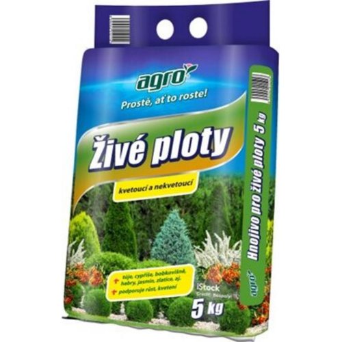 Hnojivo na zive ploty 5 kg agro