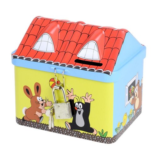 Pokladnička krtko - domček 12cm