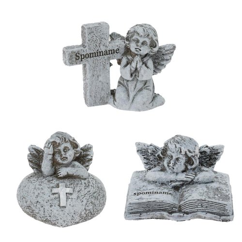 Anjel smútočný poly mix3 7*4*5.5cm