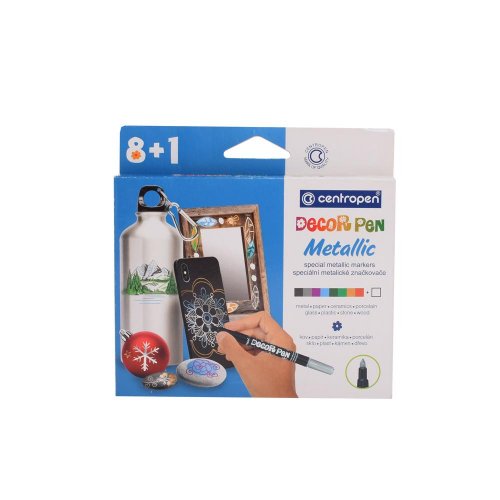 Pevná cena popisovač 2737 decorpen metal súp 9ks - Veľkonočné ozdoby