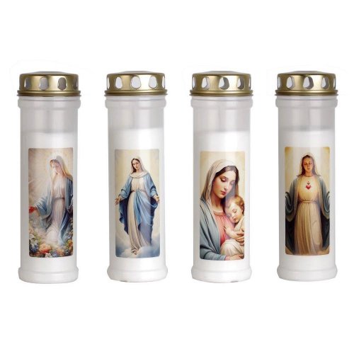 T-60l kah.plast s vrchn.panna mária biely 98hod. 380gr