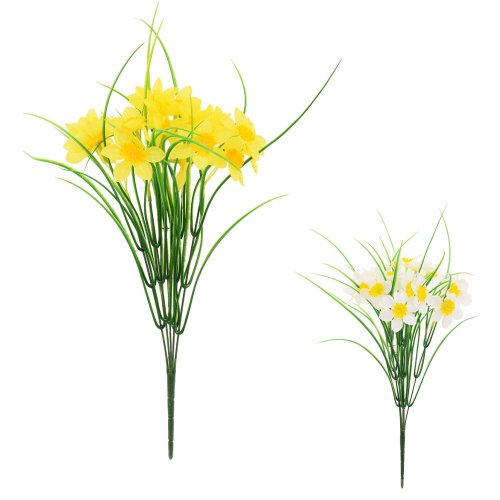 Kytica narcis, zeleň mix/2f 37cm