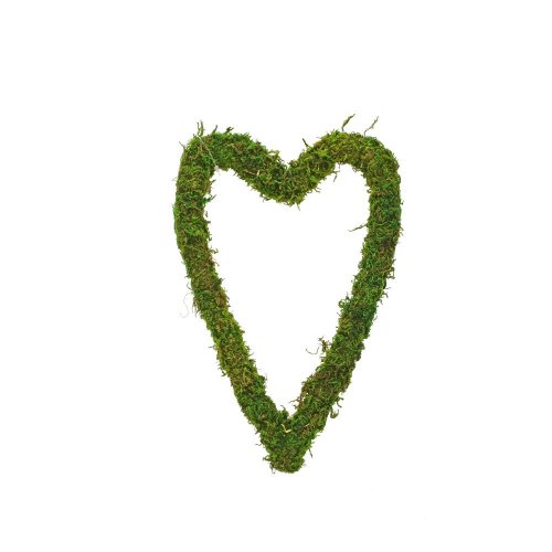 Srdce machové 30*17*2cm - Veľkonočné ozdoby