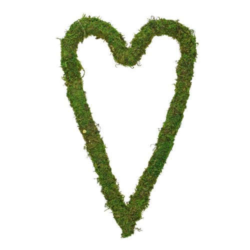 Srdce machové 40*23*2cm - Veľkonočné ozdoby