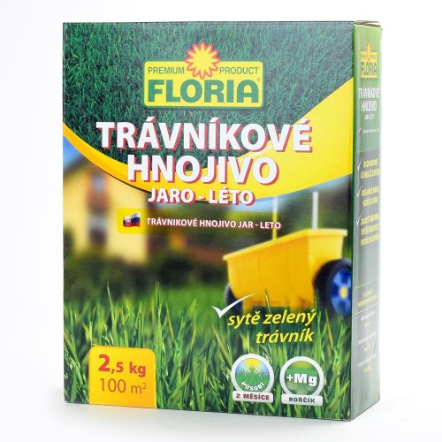 Floria trávnikové hnojivo jar-leto 2,5kg