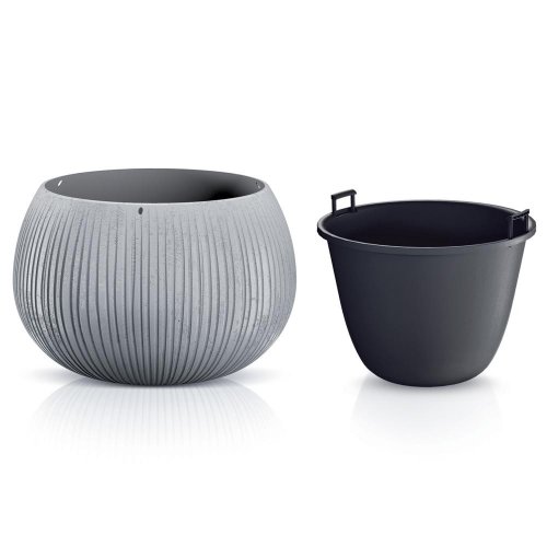Dkb150 obal+vklad beton bowl sv.sivý 14,4xv11cm