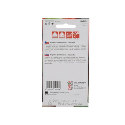 Paprika kaskada červená 0,5g