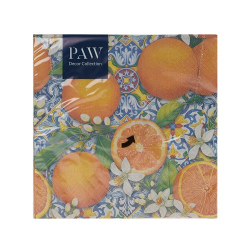 Sdl145900 servítky 33x33 cm/20ks/3vrst. orange boom