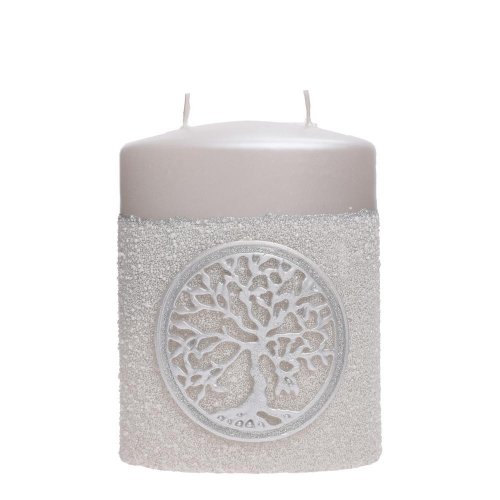 Drievko šťastia elipsa sivá - Vianočné dekorácie