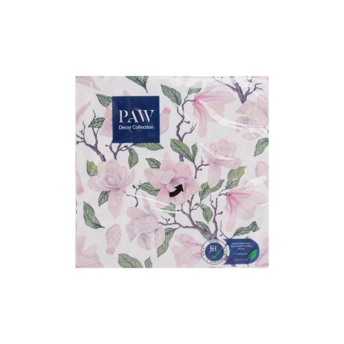 Sdl137300 servítky 33x33cm/20ks/3vrst eting magnolia