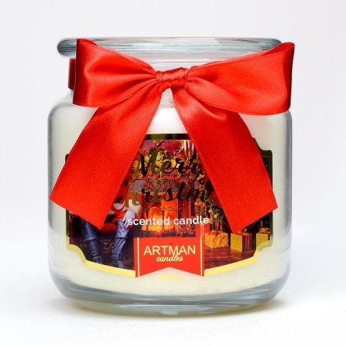 Voň.v skle christmas malý mikuláš 400gr 11cm