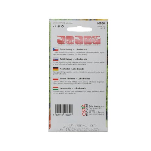 Šalát list zel lollo bionda 0,5g