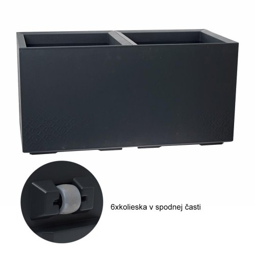 Super cena 936 obal karo eco rec beton antracit 80x40xv40cm/72l