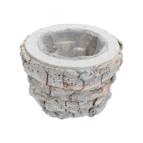 439fl/s obal s drevo 17x17x10cm - Umelé kvety