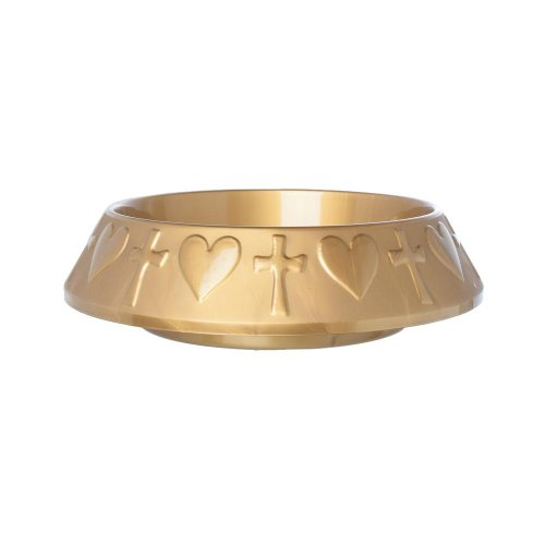 75 misa nowa srdce zlatá 26xv10cm