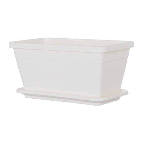 Hrantík+miska 20cm biely - Vianočné stromčeky