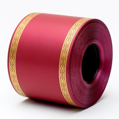 Stuha smútočná bordová 75mmx50m *42830