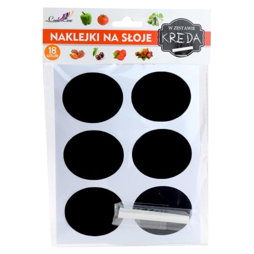 Pevná cena samolepky s kriedou na fľaše 7x4cm s/18 *2899