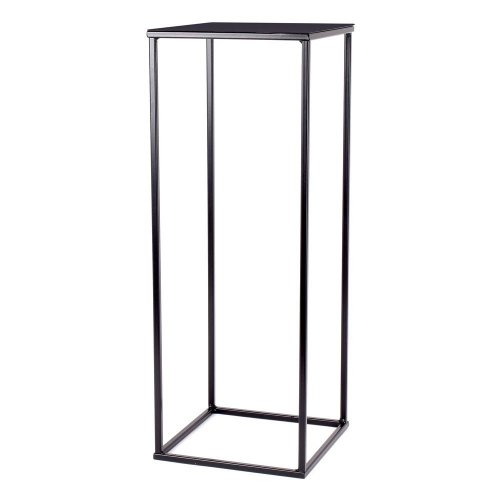 Kw434 stojan na 1 kvet stredný čierny 23x23xv62cm - Umelé kvety
