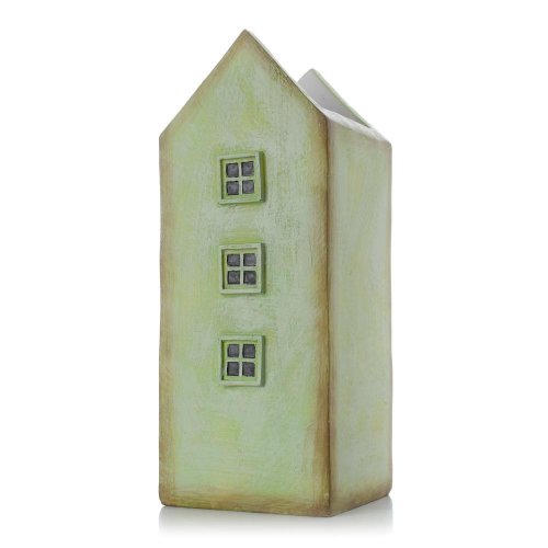 Domček zeleno/hne poly 8.2*8.2*20