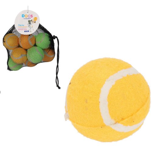 Hračka pre psa tenisové loptičky sada 10ks
