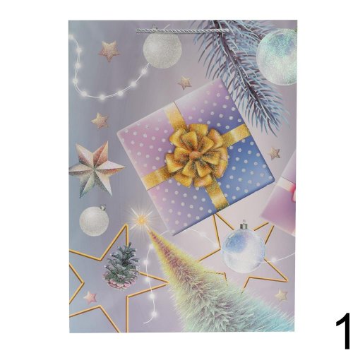Darčeková taška vianoce gliter 55*40*15cm