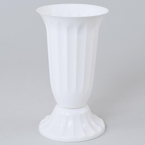 062 váza uh vrúbkovaná 17 čierna /18,5xv38cm/