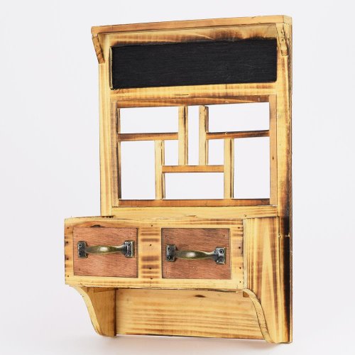 Obal drevo polica hnedá 25x13x38cm super cena